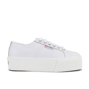 Superga 2790 Napa in White Leather